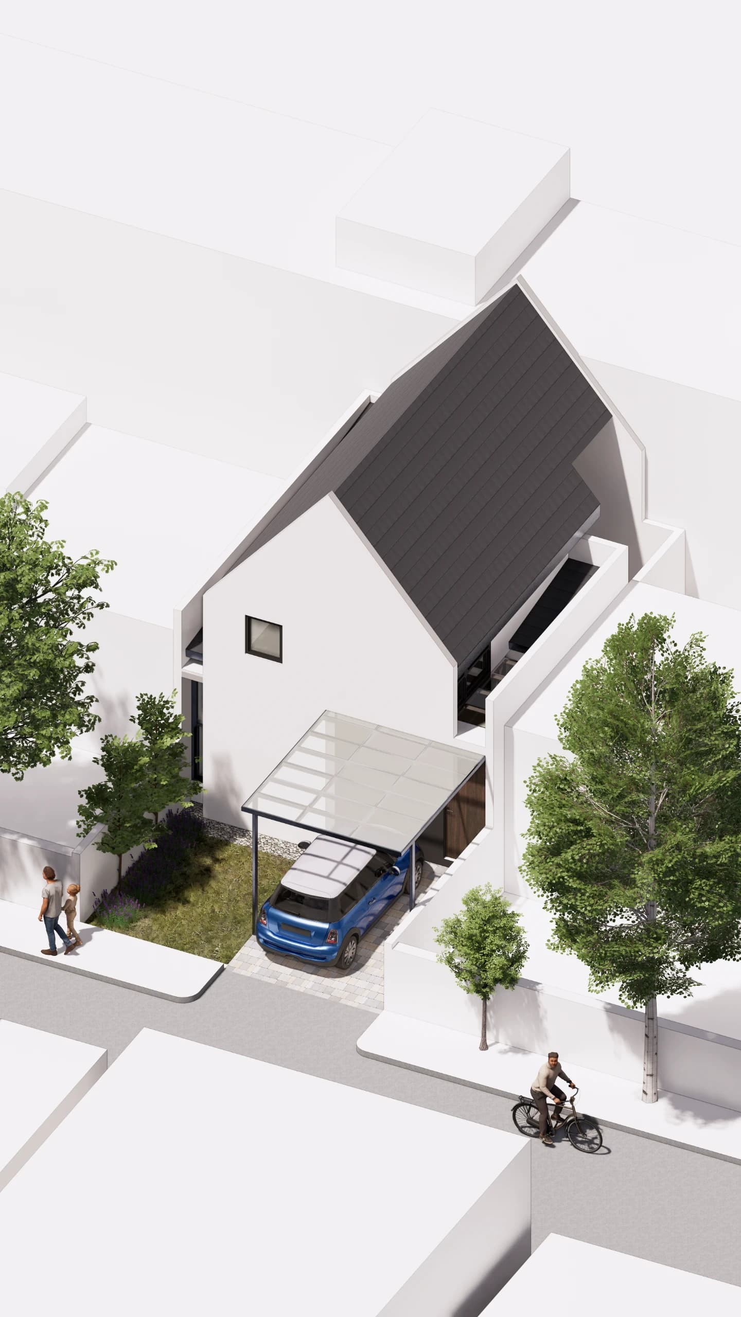 Rumah 1.5 Lantai Scandinavian  6 x 11 m - Galeri 1