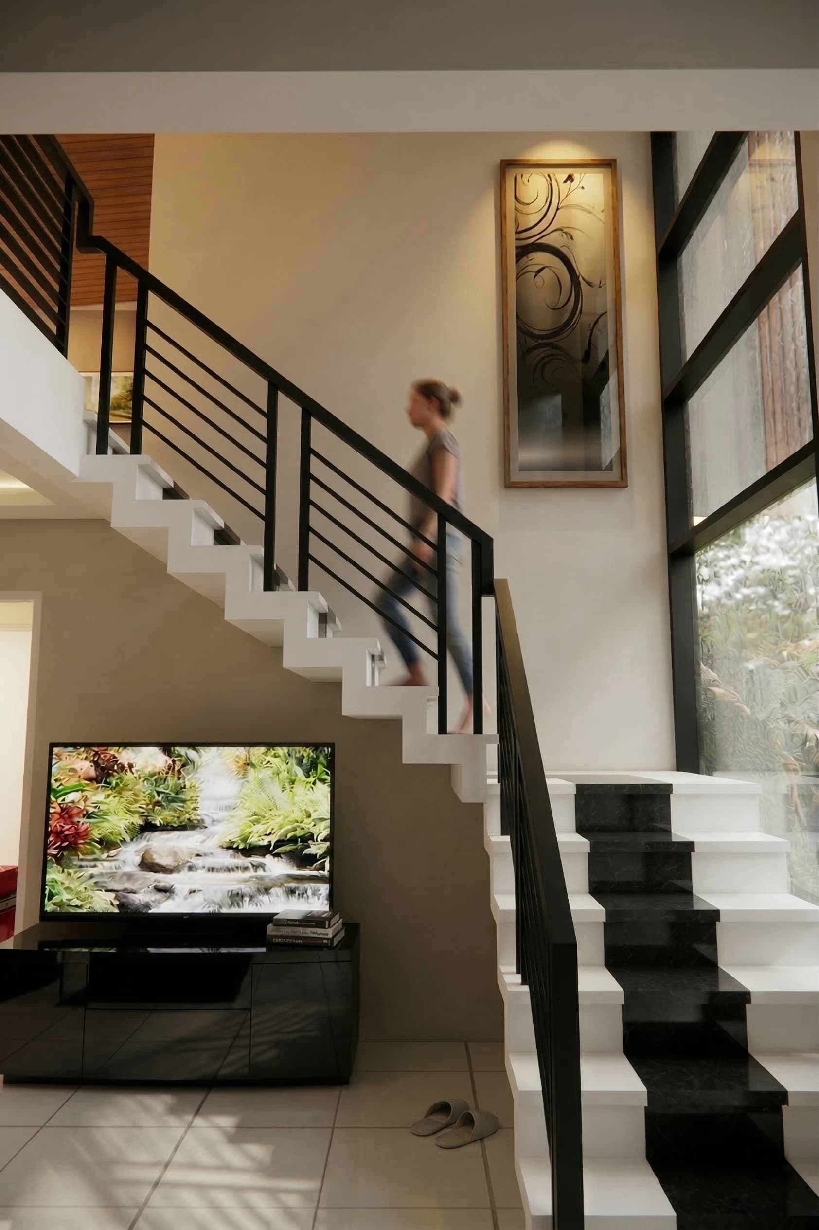Rumah 2 Lantai Modern Kontemporer 15 x 18 m - Galeri 8
