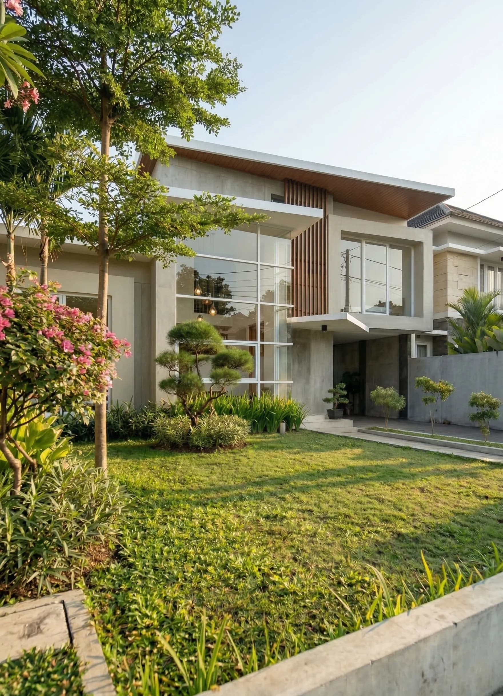 Rumah 2 Lantai Modern Kontemporer 15 x 18 m - Galeri 1