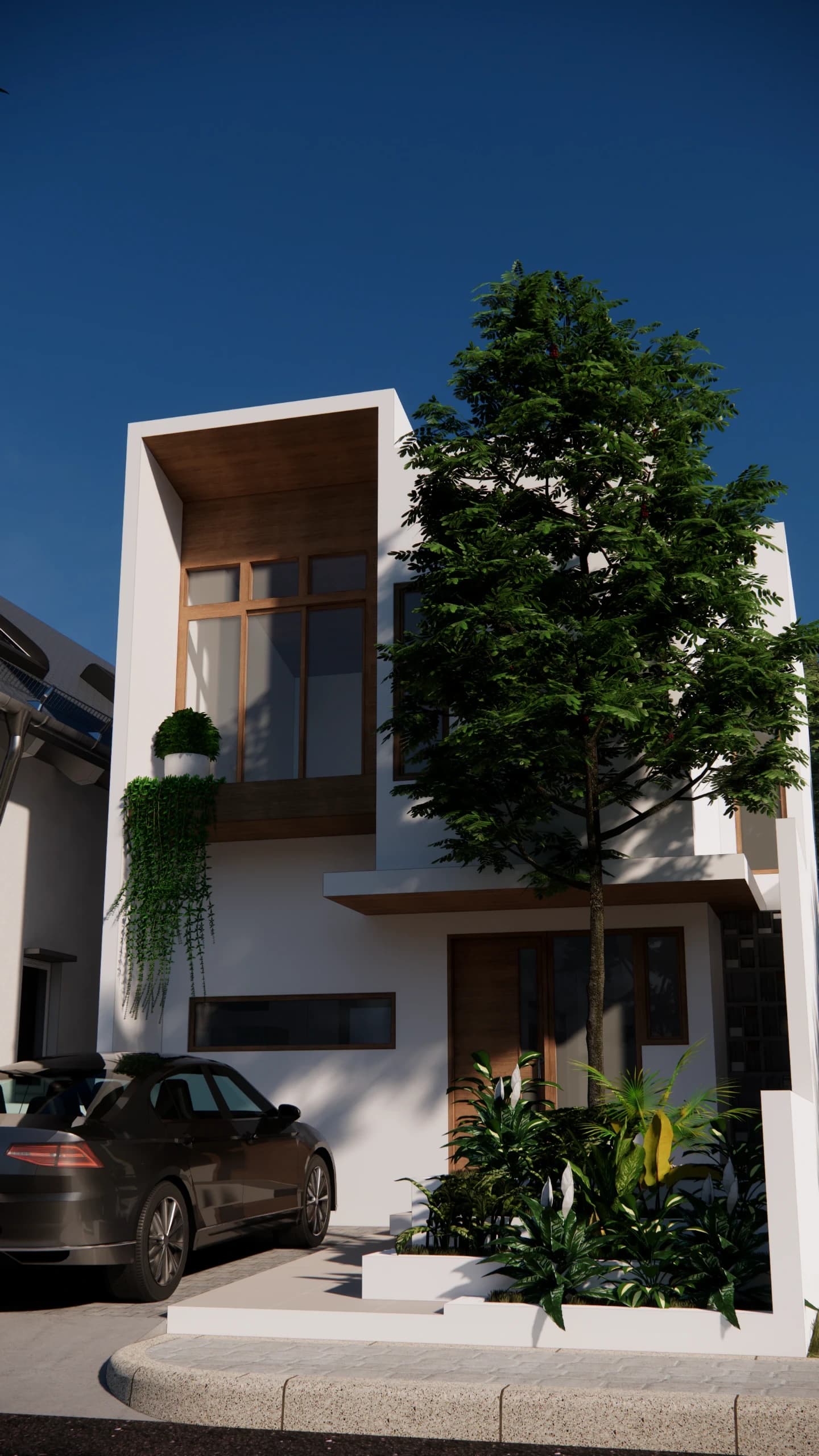 Rumah 2 Lantai Tropis 6 x 13 m - Galeri 1