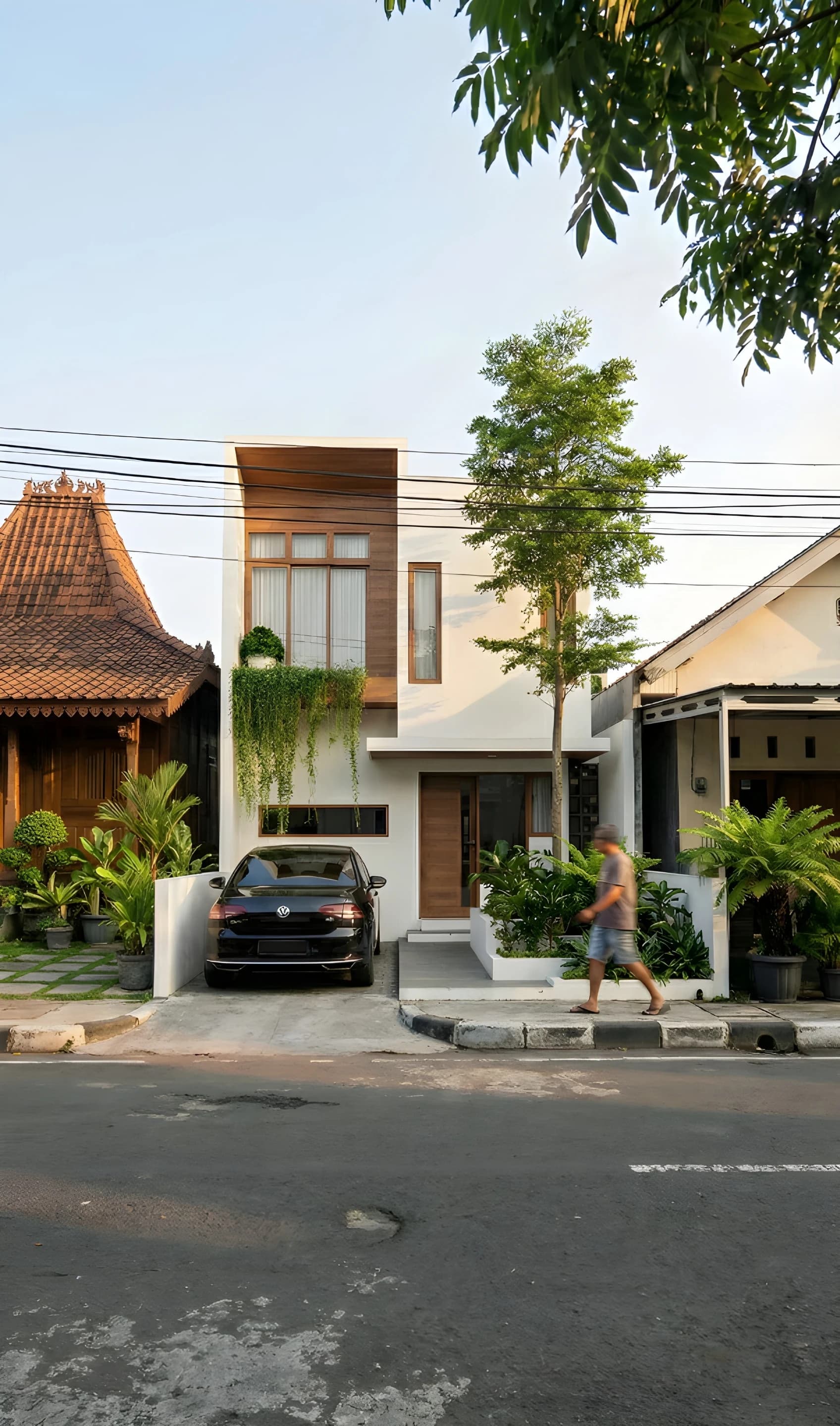 Rumah 2 Lantai Tropis 6 x 13 m