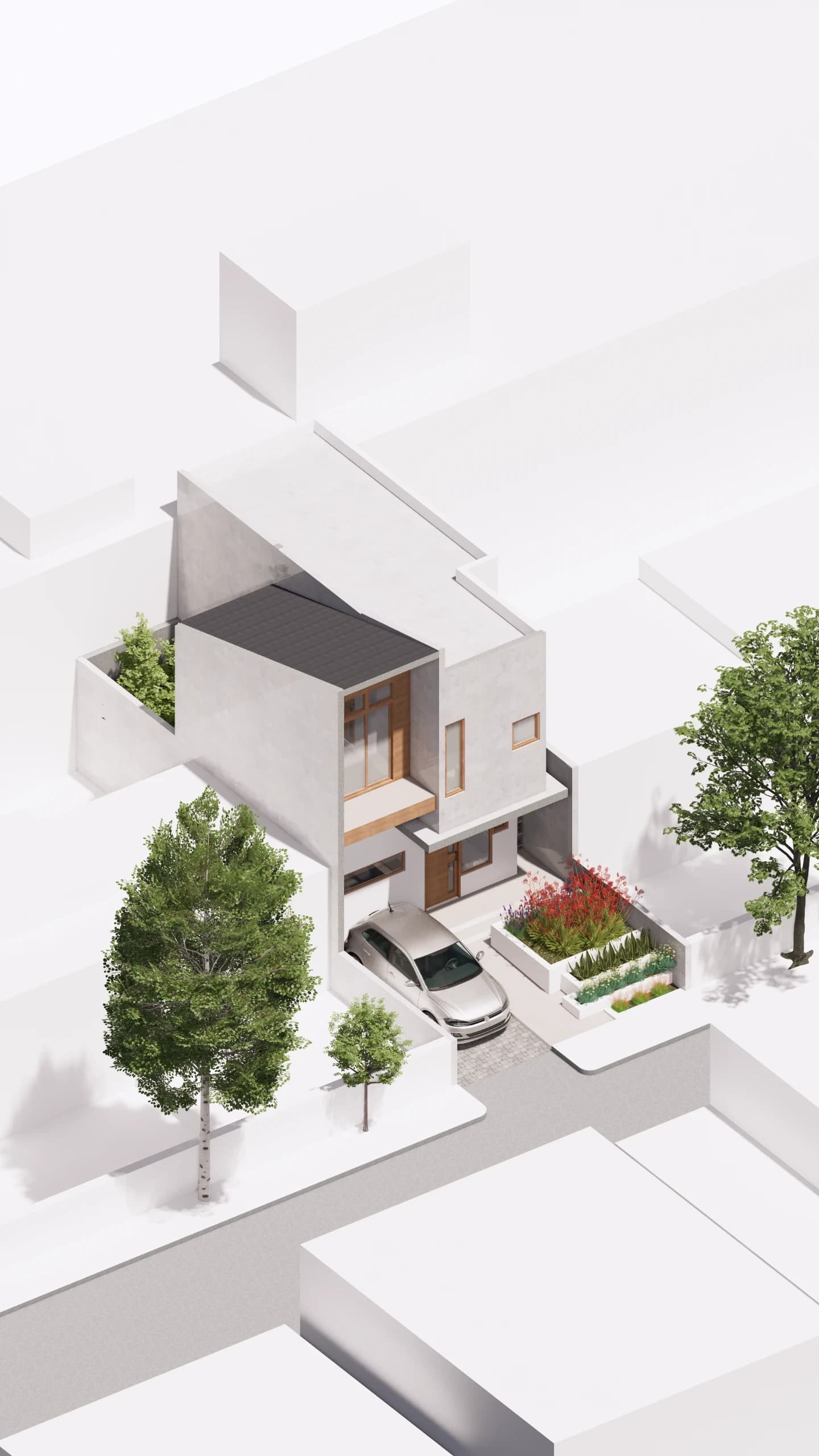 Rumah 2 Lantai Tropis 6 x 13 m - Galeri 1